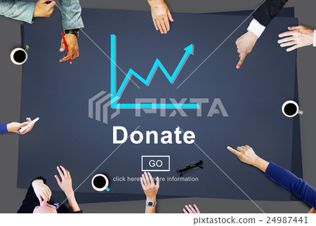 Donate Aid Give Help Offering Volunteer Charity Concept 24987441