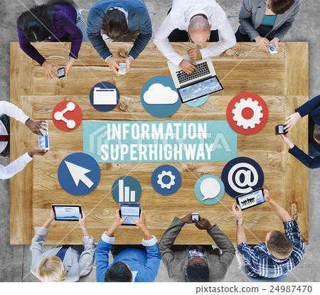 Information Superhighway Online Network Connect Concept Information Superhighway Online Network Connect Concept 24987470