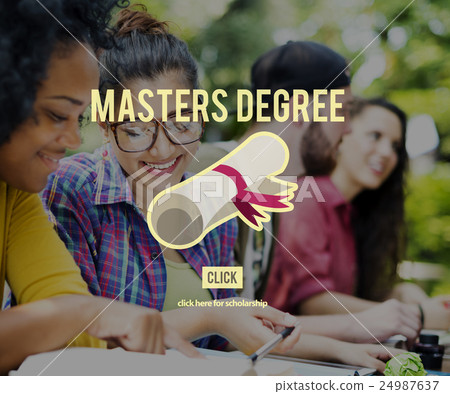 Master's Degree Knowledge Education Graduation Concept 24987637