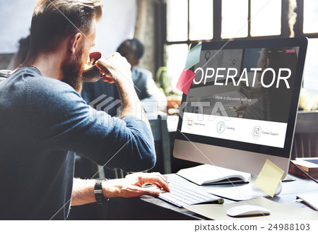 Register Enquiry Online Web Page Concept 24988103