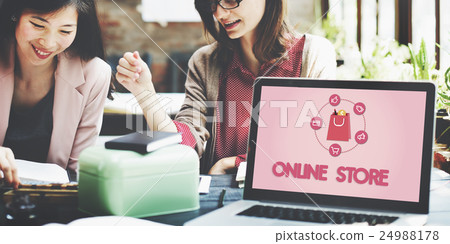 Shopping Online Buy Sale Shopahoslics Concept 24988178