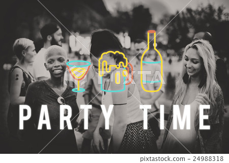 Party Night Life Fun Enjoy Concept 24988318