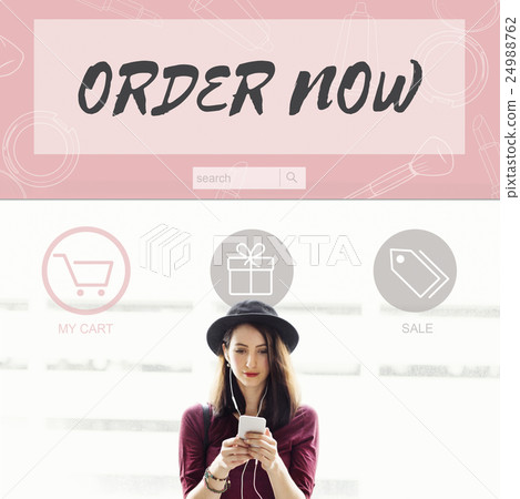 Order Now Buy Online Internet Shopping Store Concept Order Now Buy Online Internet Shopping Store Concept 24988762
