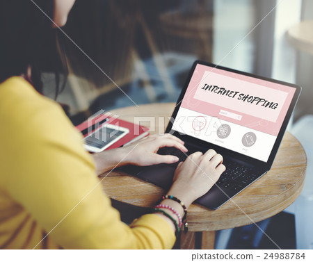 Internet Shopping Buy Online Store Concept Internet Shopping Buy Online Store Concept 24988784