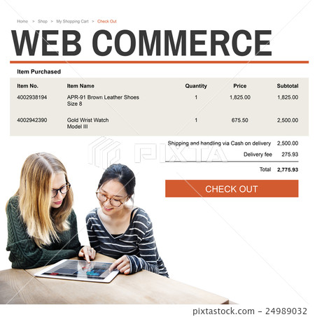 E-commerce Online Shopping Website Technology Concept 24989032