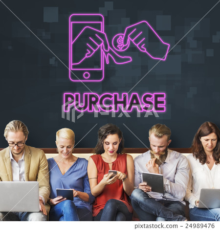 Purchase Buy Shopping Spending Retail Concept 24989476