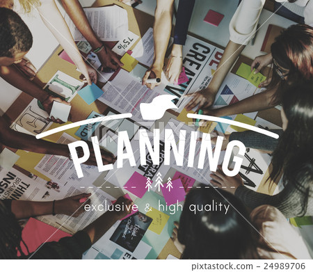 Planning Strategy Vision Collaboarate Solutions Concept 24989706