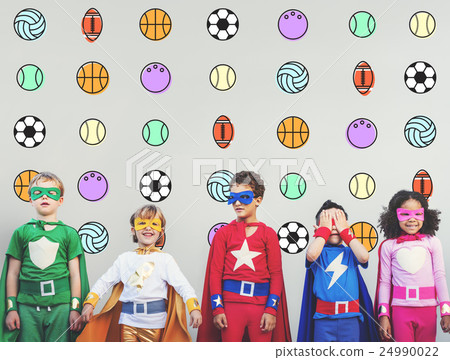 Kids Games Ball Sport Graphics Concept 24990022