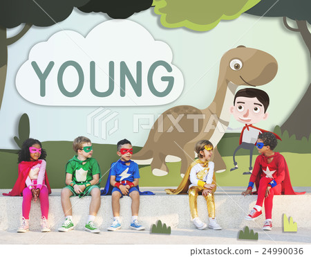Kids Playful Young Childhood Enjoyment Concept Kids Playful Young Childhood Enjoyment Concept 24990036