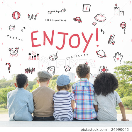 Imagine Kids Freedom Education Icon Conept 24990045
