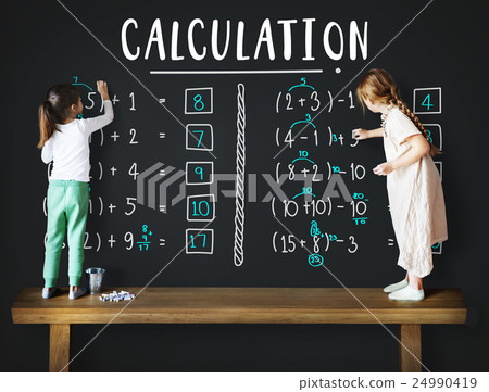 Learning Education Mathematics Calculation Teaching Concept 24990419