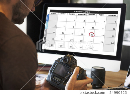 Weekly Planner Schedule Memo Timeline Concept Weekly Planner Schedule Memo Timeline Concept 24990523