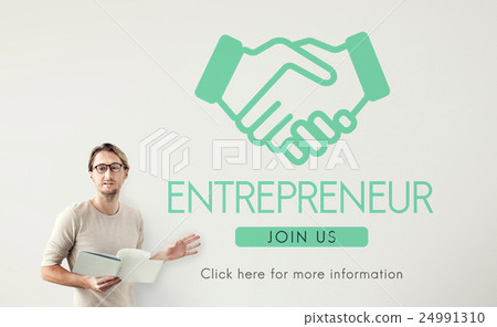 Entrepreneur Business Venture Handshake Graphic Entrepreneur Business Venture Handshake Graphic 24991310