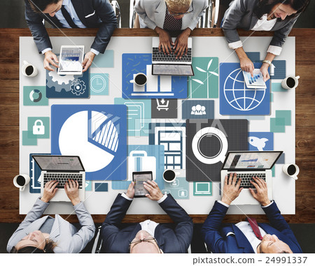 Business Statistic Meeting Planning Analysis Concept 24991337