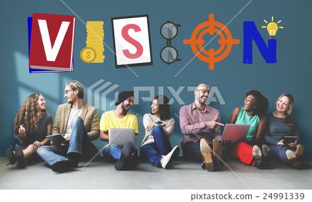 Vision Mission Business Organization Plan Concept Vision Mission Business Organization Plan Concept 24991339