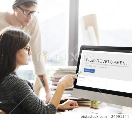 Website Development Internet Homepage Layout Concept Website Development Internet Homepage Layout Concept 24991344