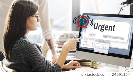 Urgent Necessary Important Immediately Urgency Priority Concept 24991394