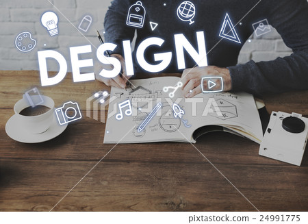 Creativity Design Process Graphics Concept 24991775