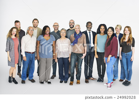 Diverse Group People Standing Concept 24992028