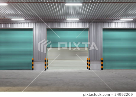 Shutter door night 24992209