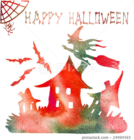Hand drawn Halloween illustration 24994565