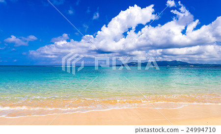 海灘，風景，沖繩。 24994710