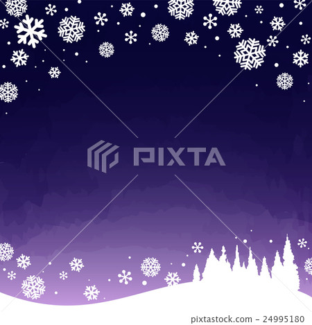 snowy, winter, night 24995180