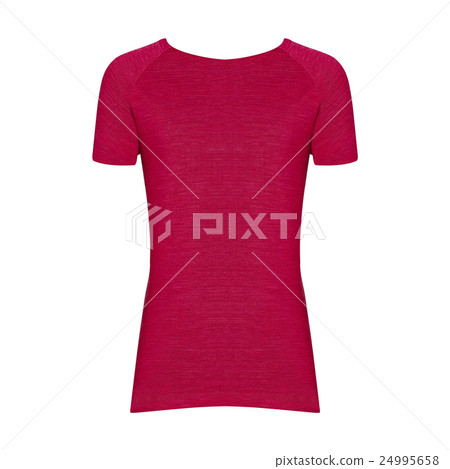 red T-shirt isolated 24995658