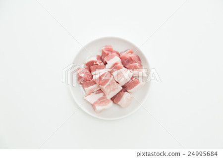 Pork belly dice white back 24995684