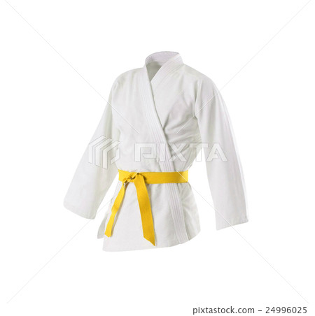 Judogi with yellow belt 24996025