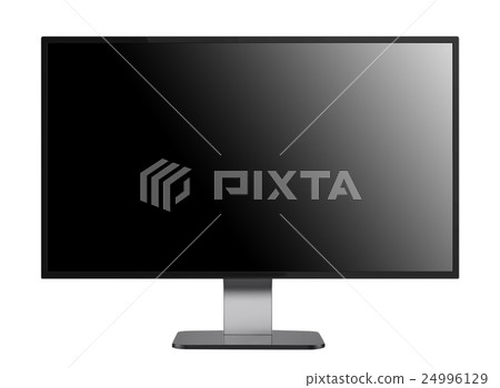 flat screen monitor isolated flat screen monitor isolated 24996129