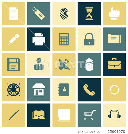 Flat design icons for user interface - Stock Illustration [25001078 ...