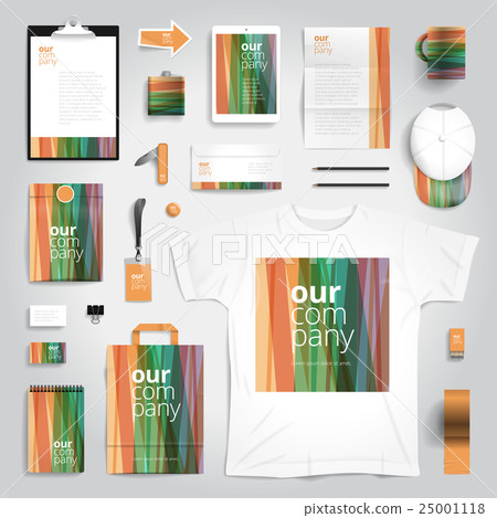 Corporate identity print template Corporate identity print template 25001118