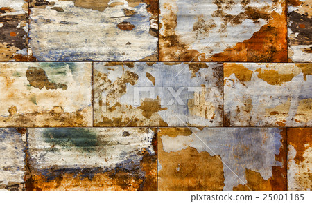 Abstract corroded colorful rusty background, old 25001185