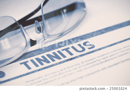Diagnosis - Tinnitus. Medical Concept. 3D Diagnosis - Tinnitus. Medical Concept. 3D 25001824