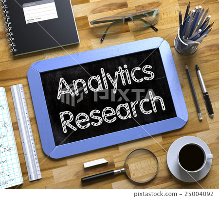 Analytics Research on Small Chalkboard. 3D. Analytics Research on Small Chalkboard. 3D. 25004092