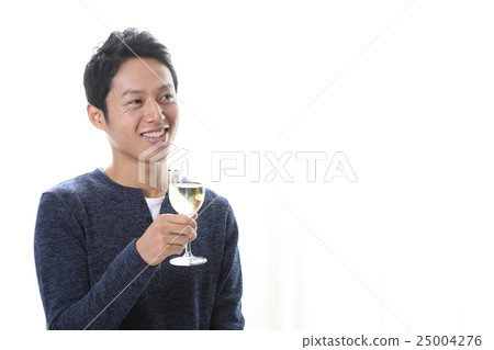 Men with wineglasses Men with wineglasses 25004276