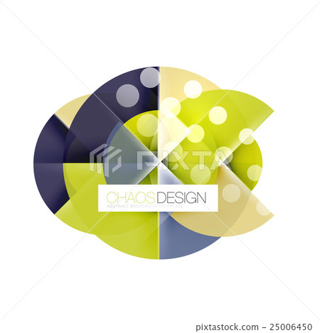 Geometric abstract composition - circles layout Geometric abstract composition - circles layout 25006450