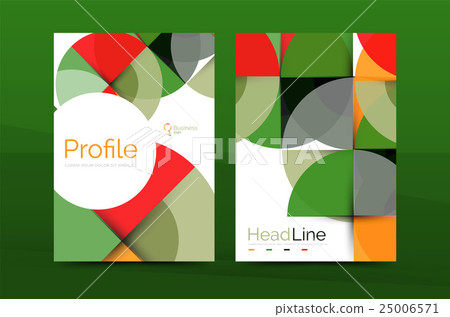 Geometric design, business annual report a4 25006571