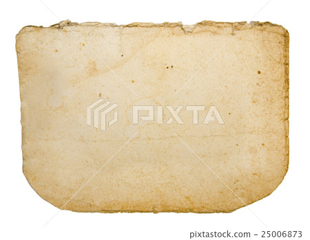 Old paper isolated on white background Old paper isolated on white background 25006873