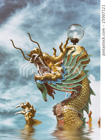 Chinese Dragon beautiful background. Chinese Dragon beautiful background. 25007121