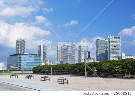 運河灣運河新Toyosu Shinonome運河方向的風景 25008513