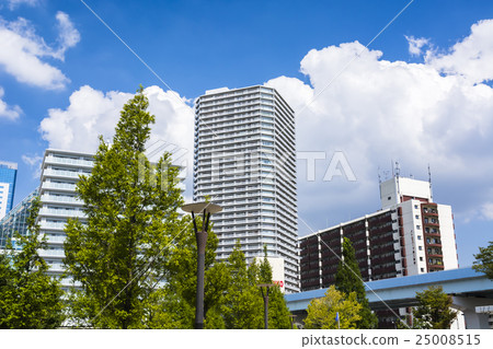 Tokyo Bay Aria Gulf Coast city scenery of New Toyosu 25008515