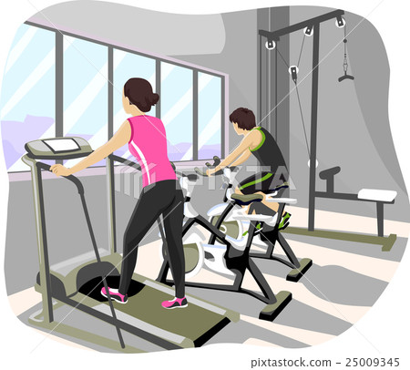 Teen Couple Gym Workout Teen Couple Gym Workout 25009345