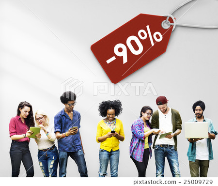 Sale Discount Label Tag Commerce Concept 25009729