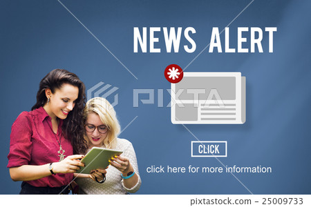 News Newsletter Announcement Update Information Concept 25009733
