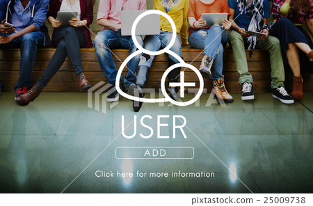 Add Friends Community Connection Socialize Concept 25009738