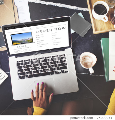 Order Now Shopping Online Internet Website Concept Order Now Shopping Online Internet Website Concept 25009954