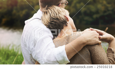 Couple Wife Husband Dating Relaxation Love Concept Couple Wife Husband Dating Relaxation Love Concept 25010218