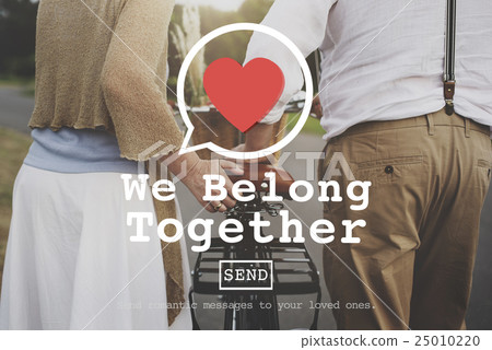 We Belong Together Valentine Romance Love Toast Dating Concept 25010220